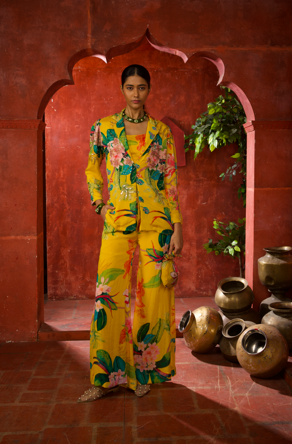 Marigold Blazer Set