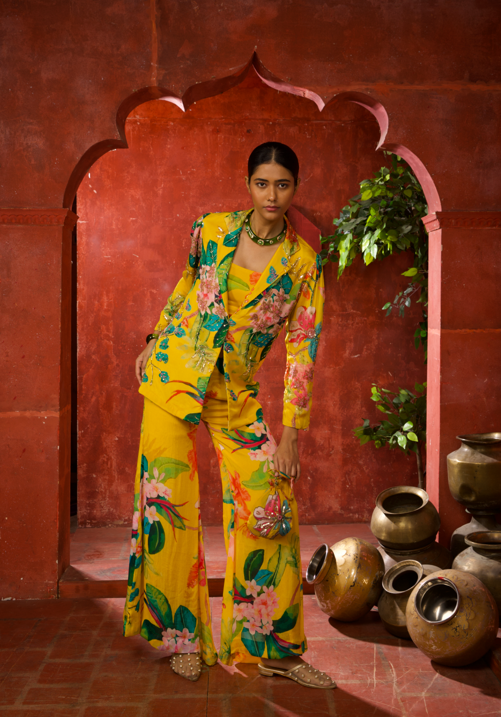 Marigold Blazer Set