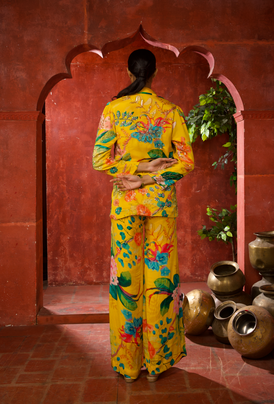 Marigold Blazer Set