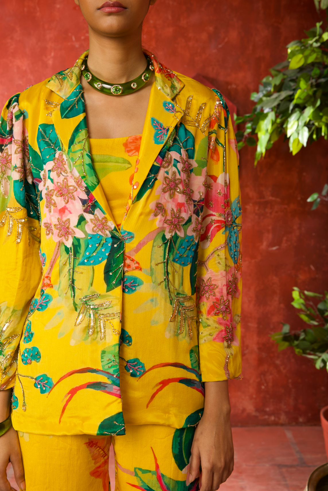 Marigold Blazer Set